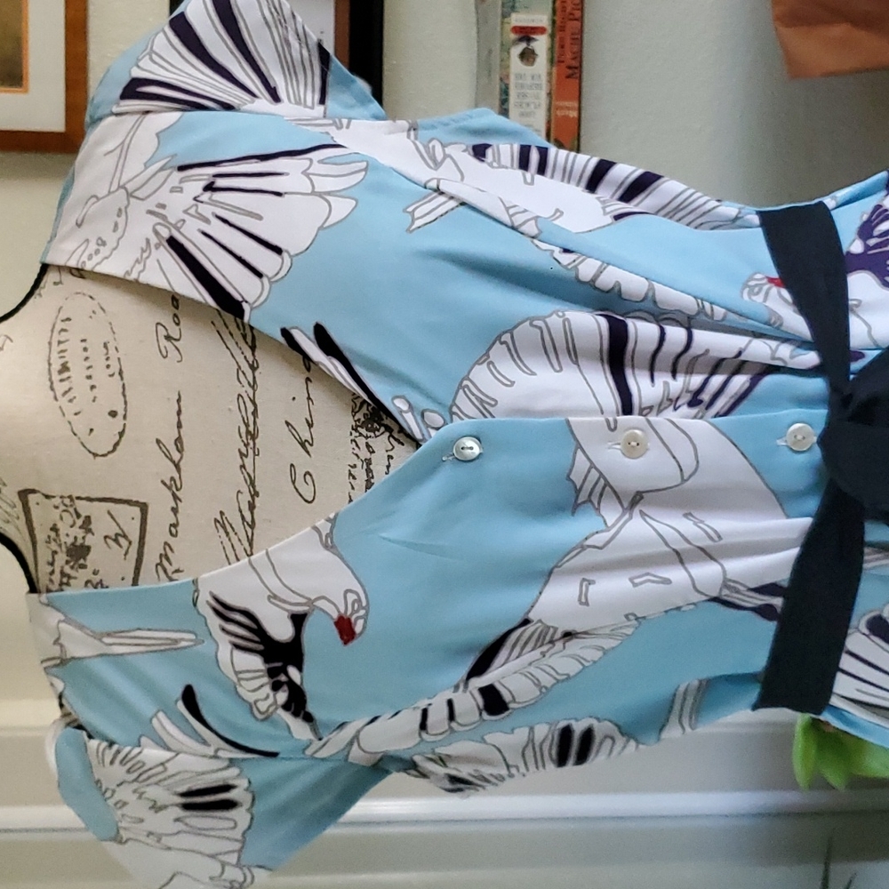 Unique Bird Print Maxi - Picture 3 of 8